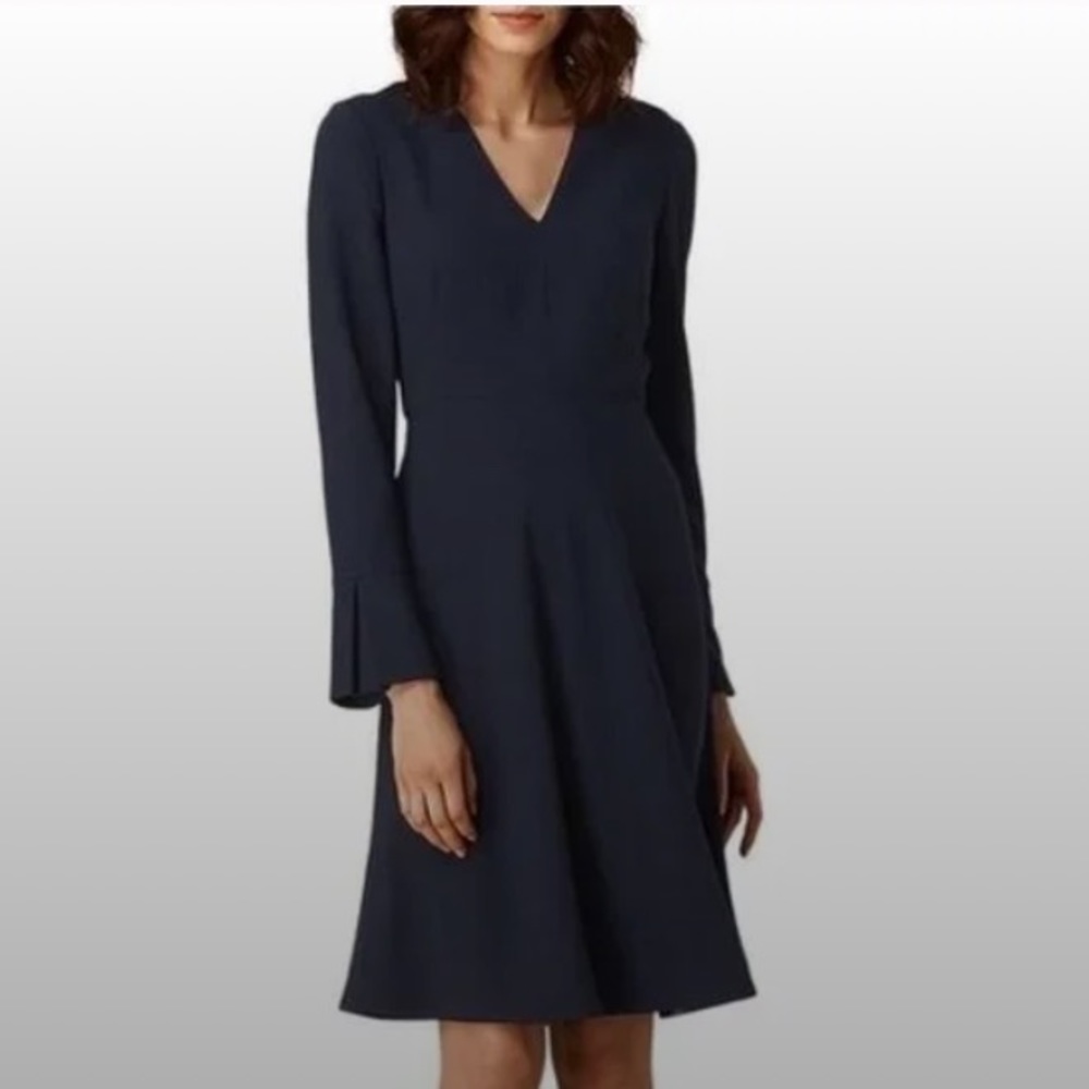 LK Bennett Amana dress navy 0